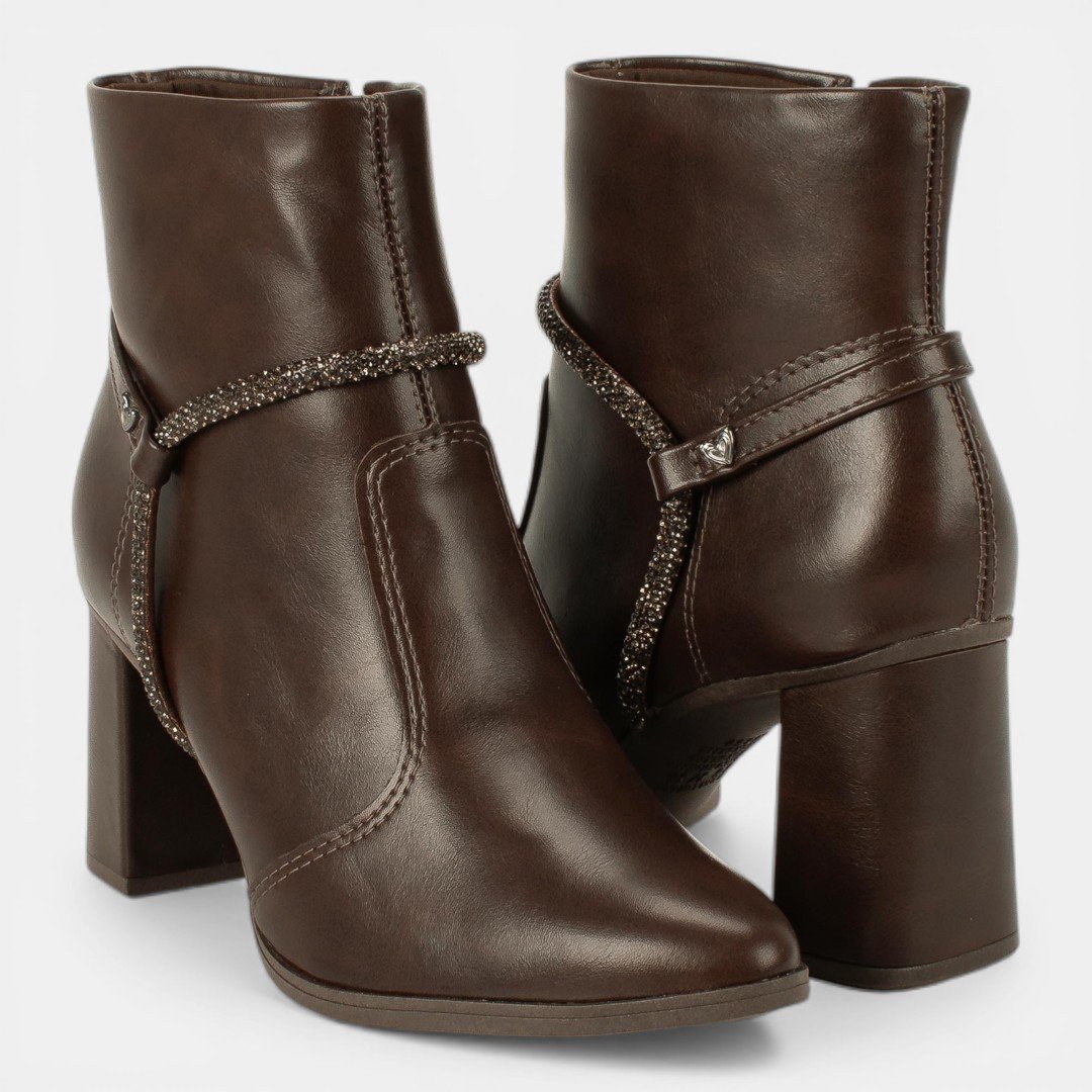 Bota Mississipi Cano Curto Café Marrom 7