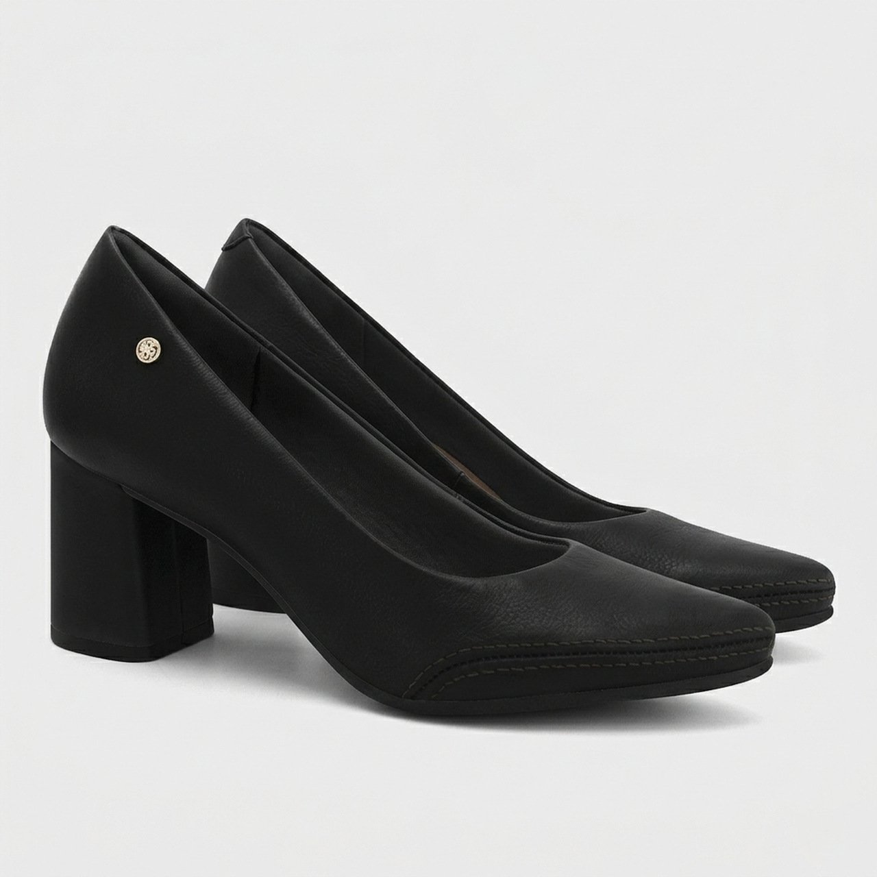 Sapato Ramarim Total Comfort em Couro Preto Preto 3