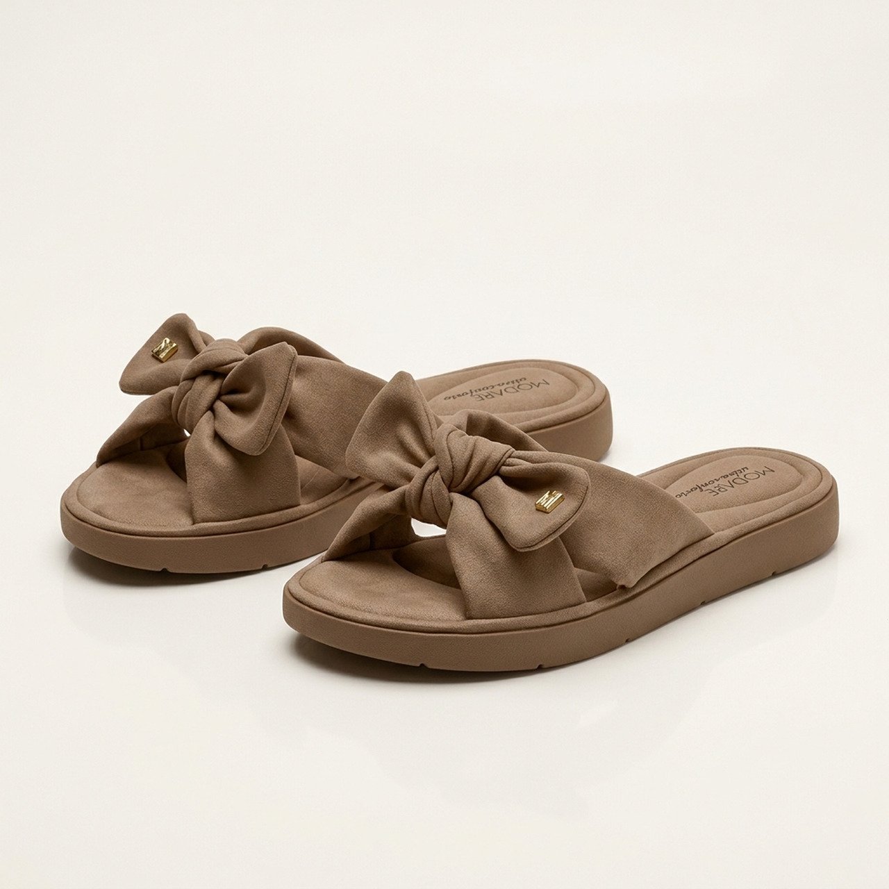 Tamanco Modare Slide Feminino Castanho Marrom 3