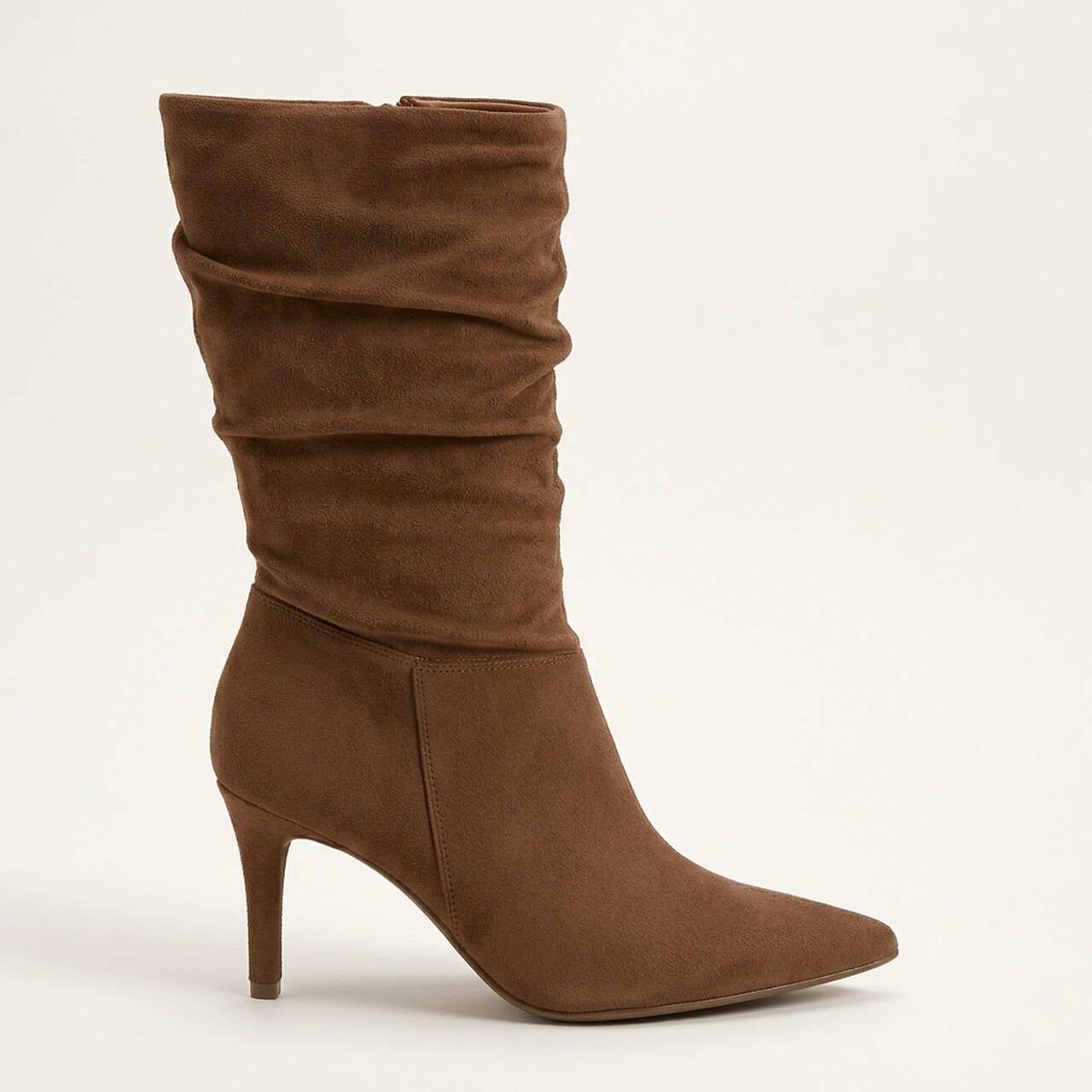 Bota Vizzano Cano Médio Slouchy Caramelo