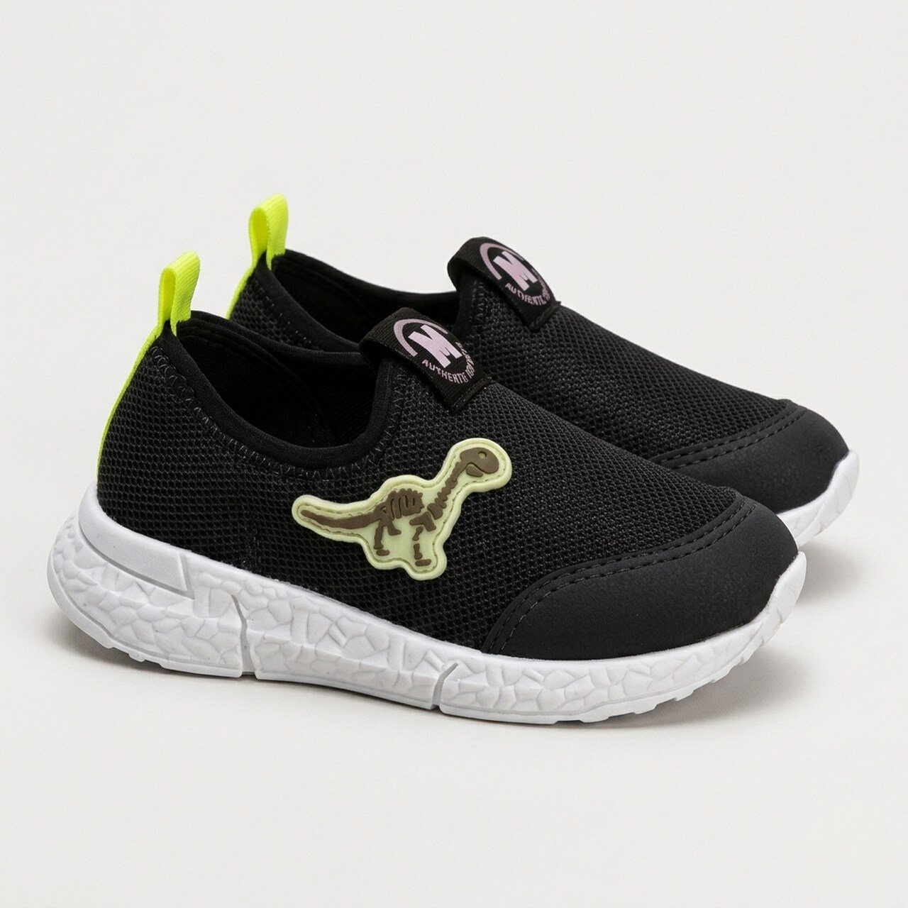 Tênis Molekinho Infantil Dinossauro Preto Preto 2