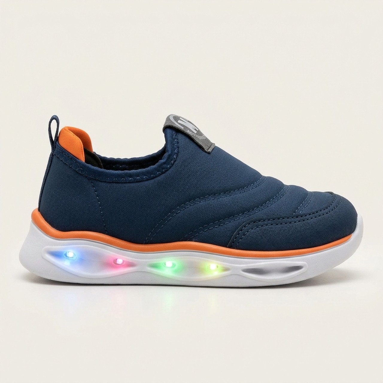 Tênis Molekinho Infantil Com Luz Azul Marinho