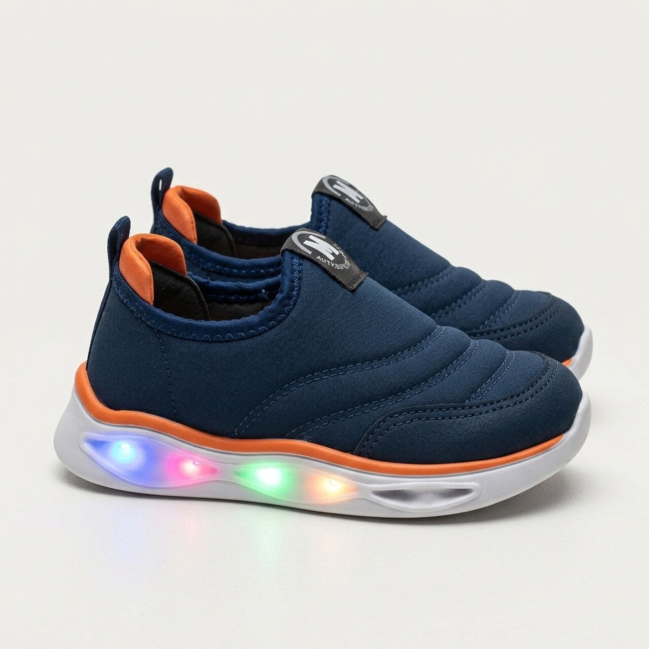Tênis Molekinho Infantil Com Luz Azul Marinho Azul Marinho 3