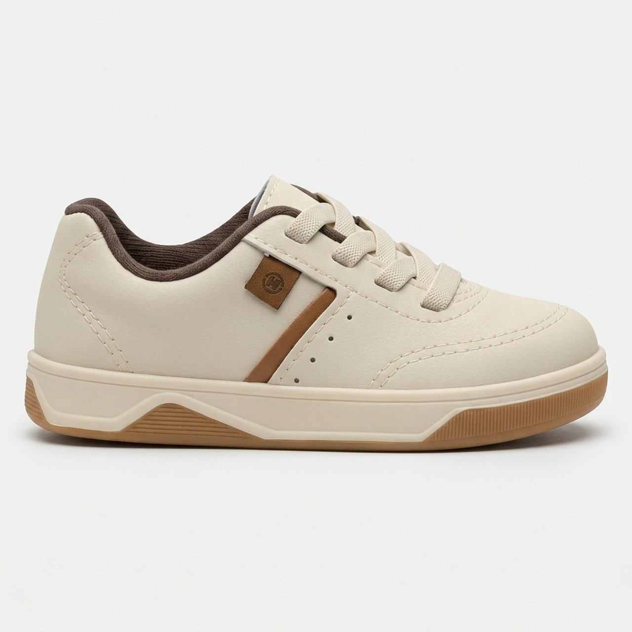 Tênis Casual Molekinho Infantil Branco Off