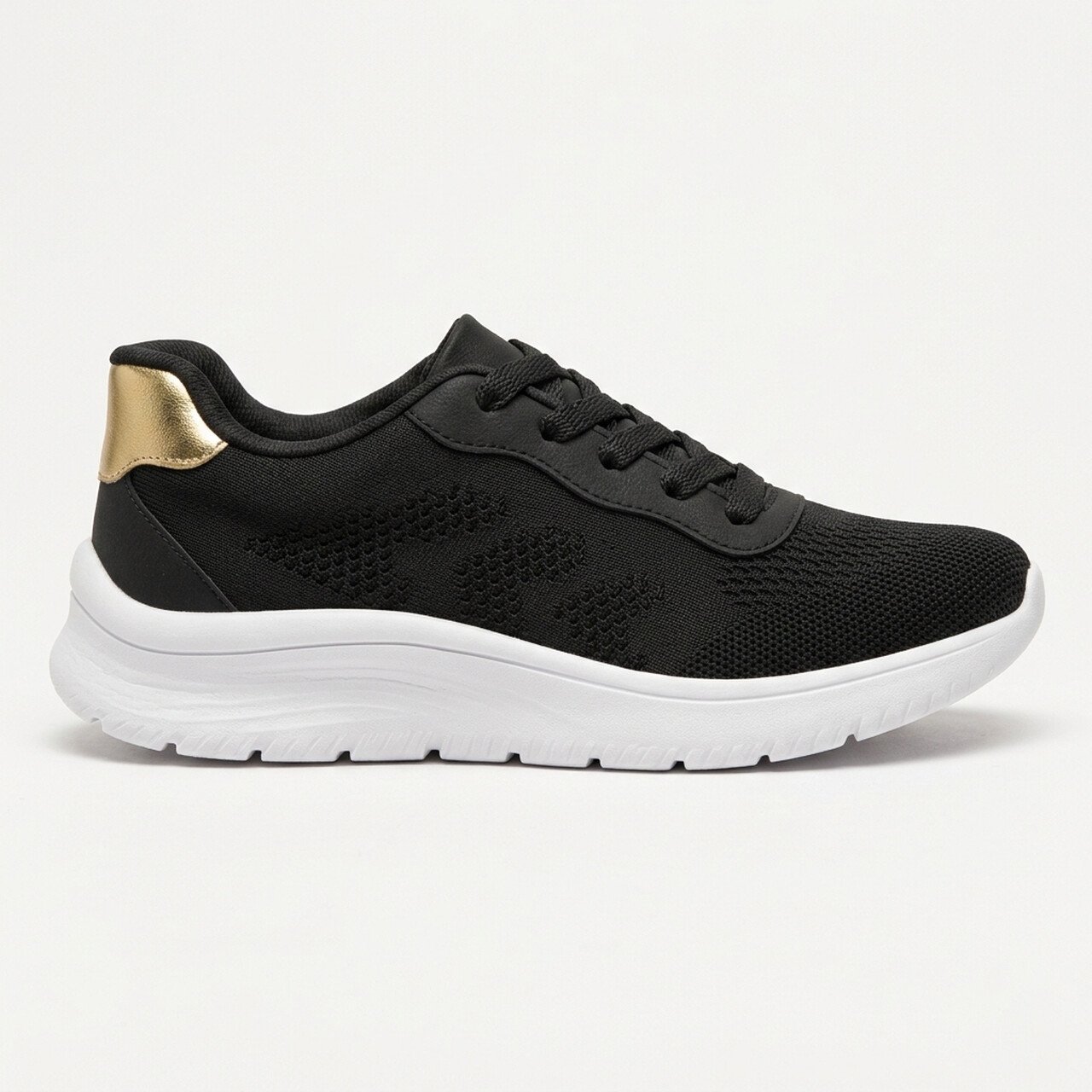 Tênis Beira Rio Casual Knit Preto