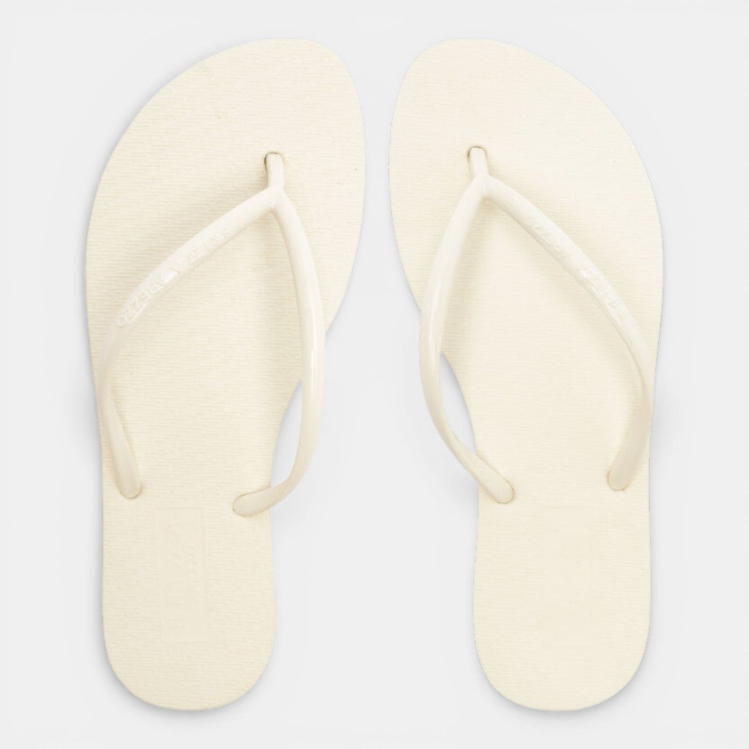 Chinelo Brizza Arezzo Essential Branco Branco 2