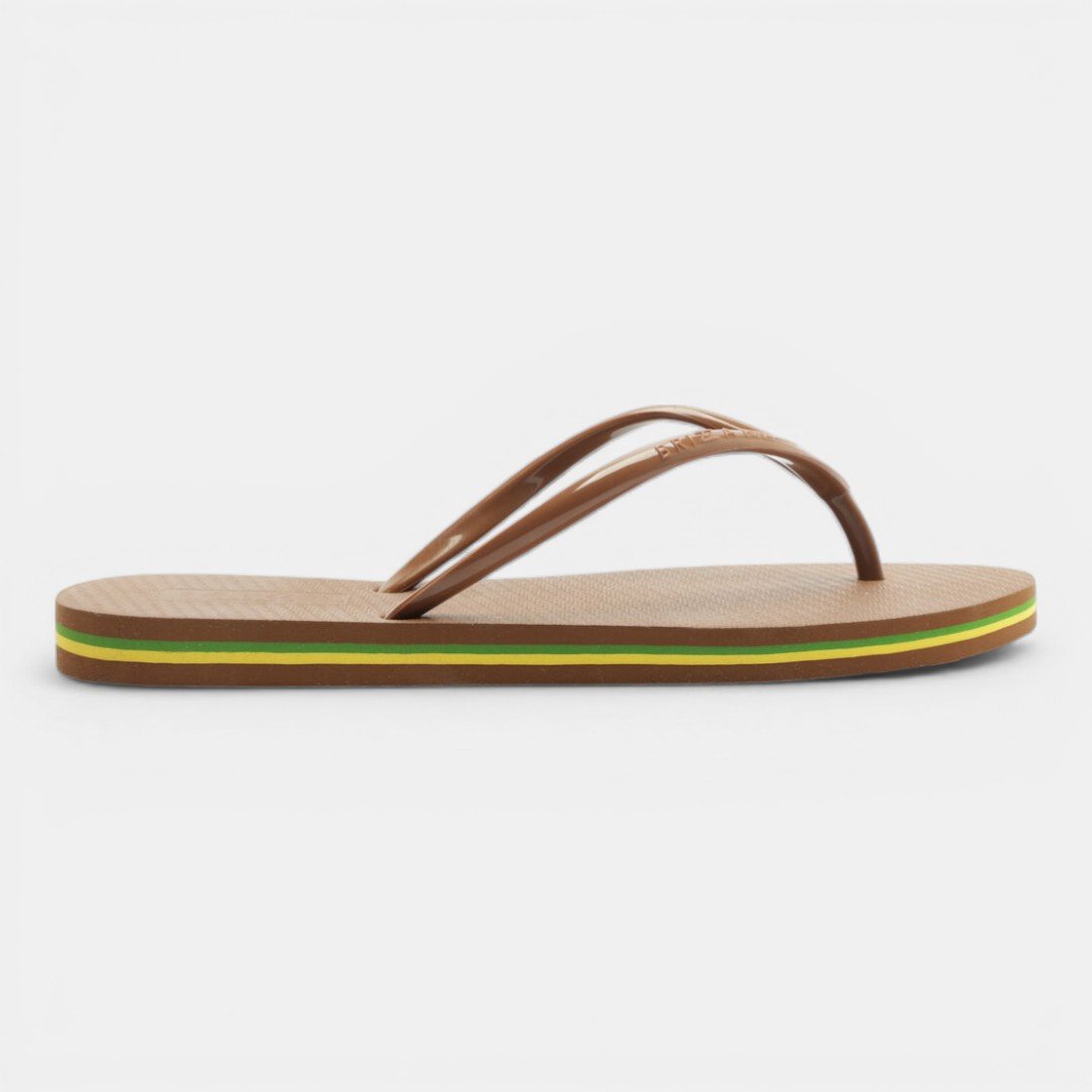 Chinelo Brizza Arezzo Essential Marrom Marrom 3