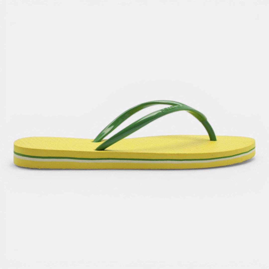 Chinelo Brizza Arezzo Essential Amarelo Verde/Amarelo 3