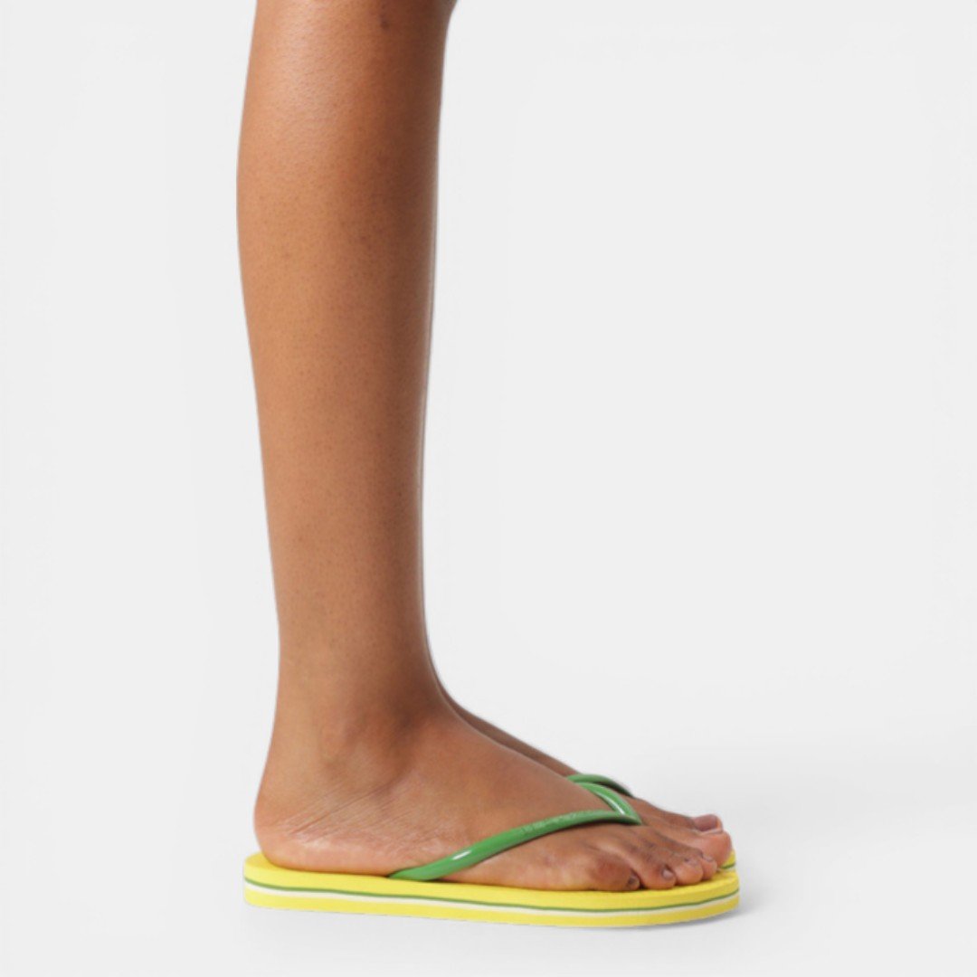Chinelo Brizza Arezzo Essential Amarelo Verde/Amarelo 4