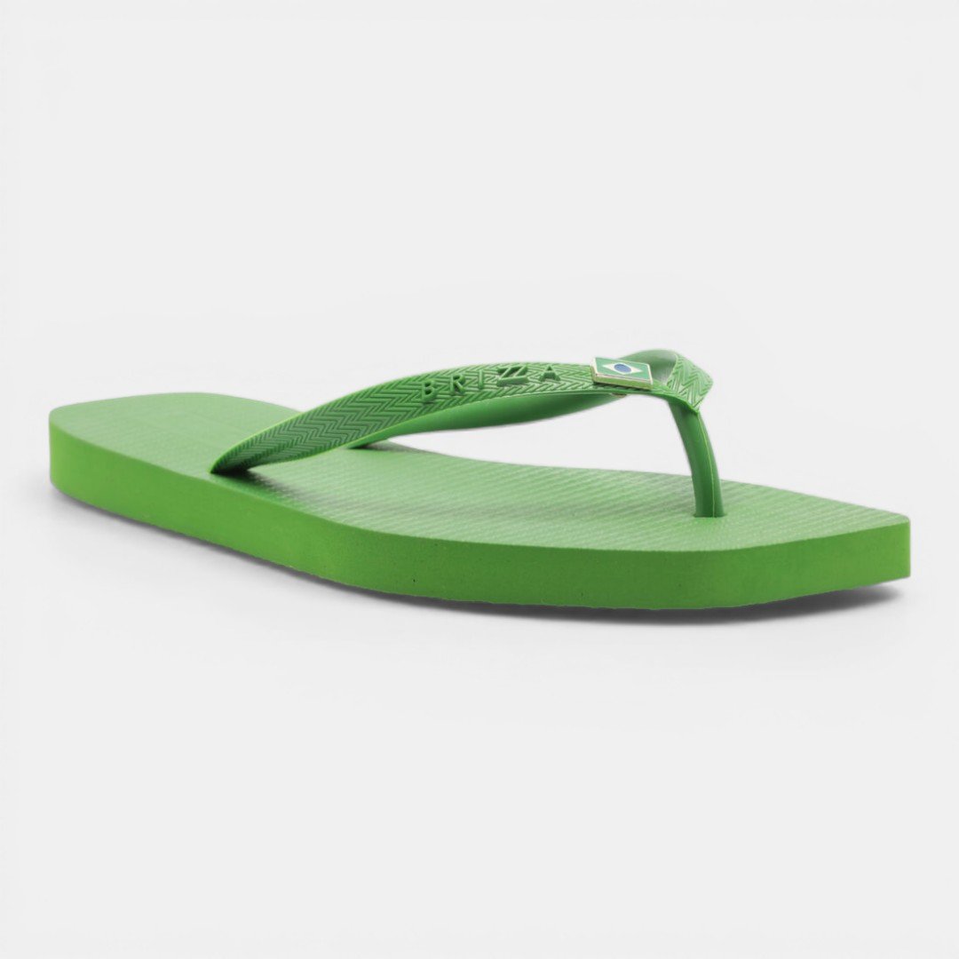 Chinelo Brizza Arezzo Square Verde Verde 2