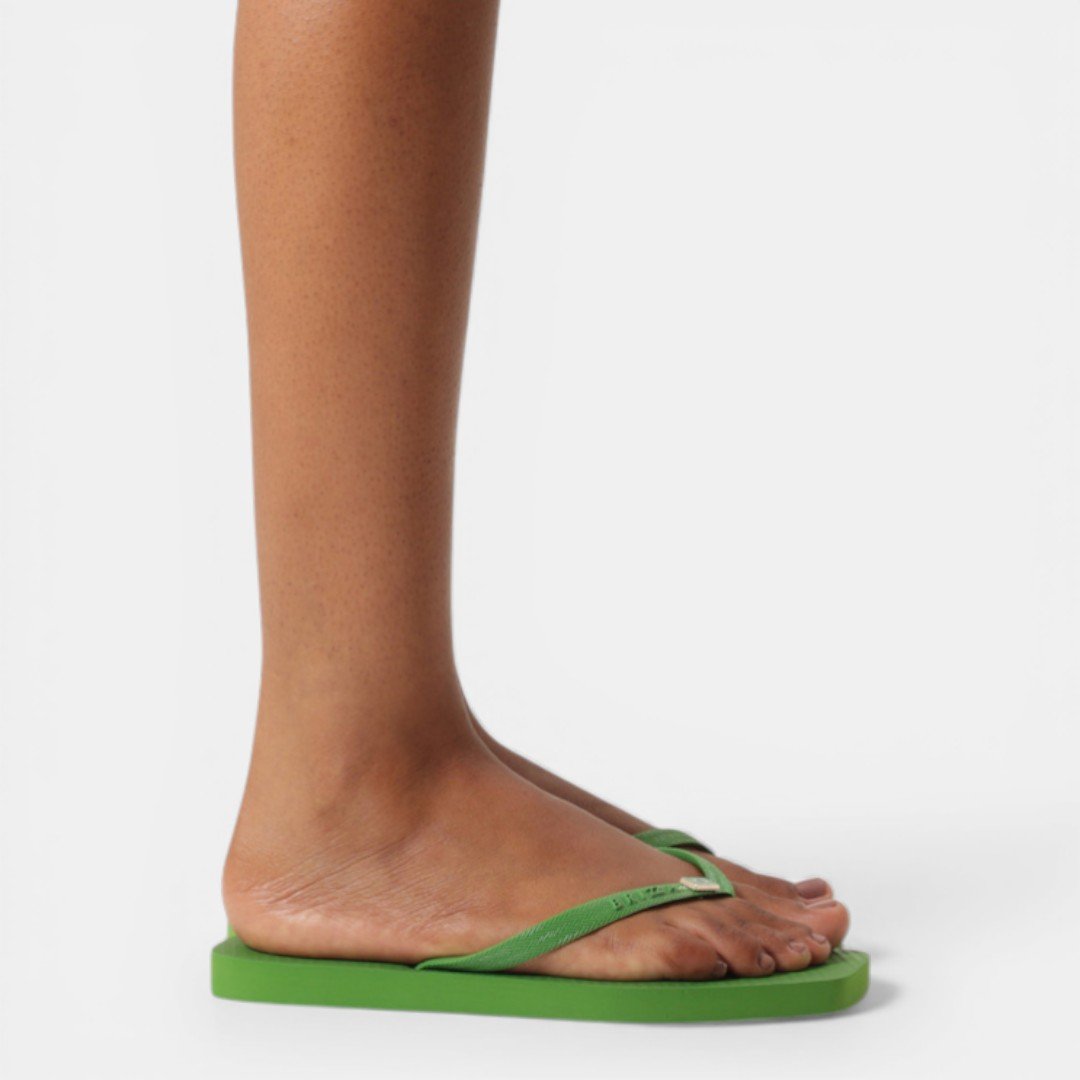 Chinelo Brizza Arezzo Square Verde Verde 5