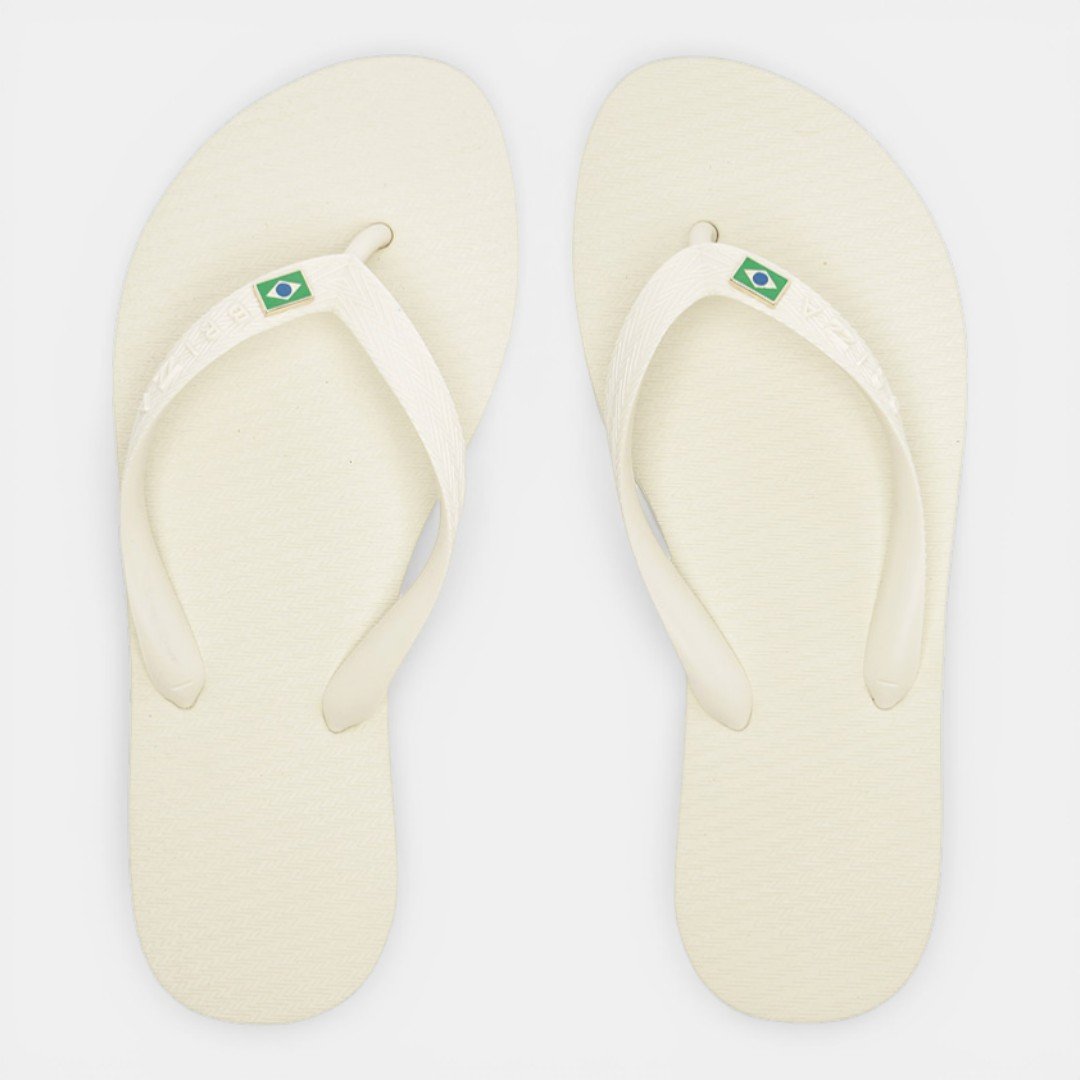 Chinelo De Dedo Flatform Brizza Arezzo Branco Branco 2