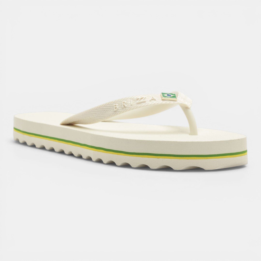 Chinelo De Dedo Flatform Brizza Arezzo Branco Branco 5