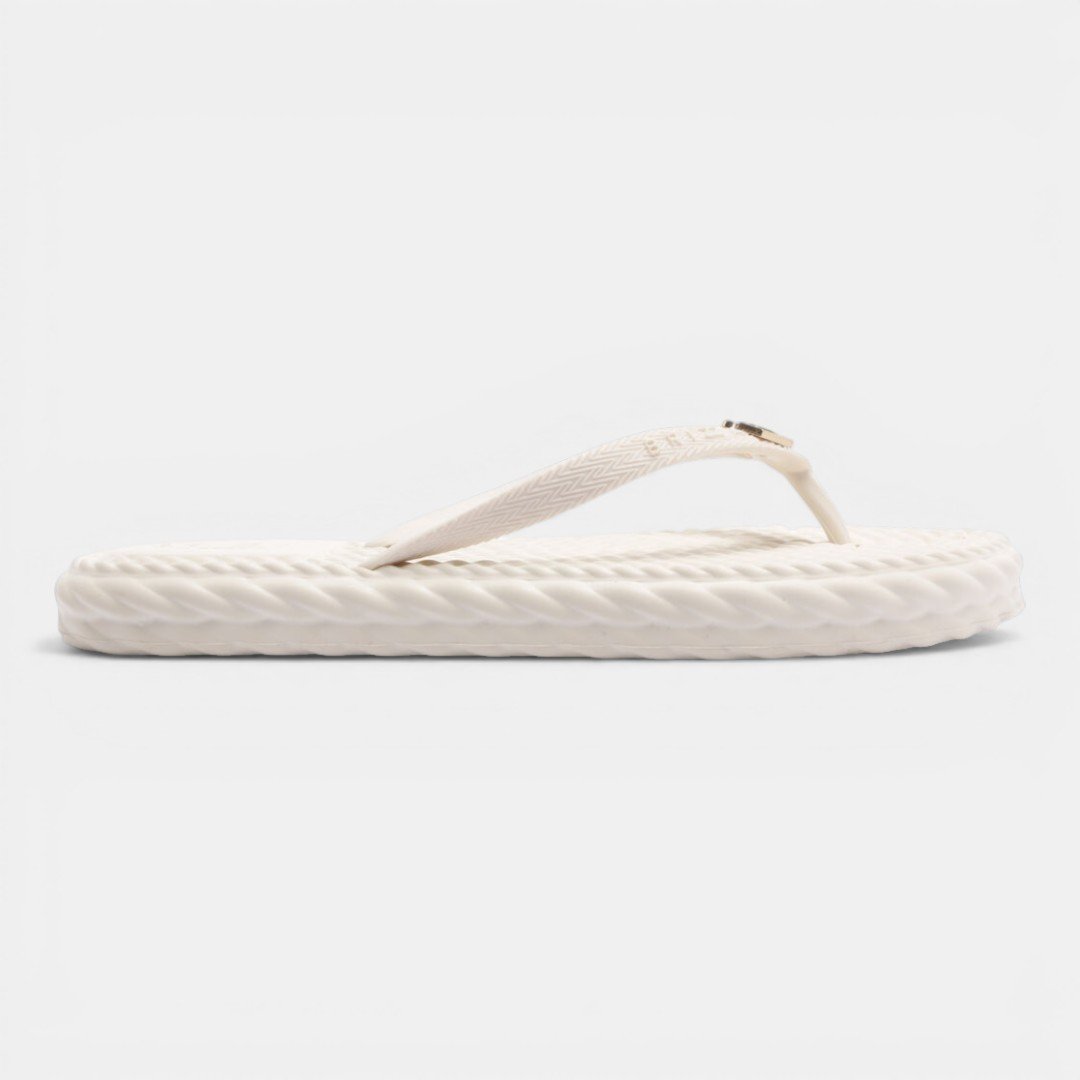 Chinelo Brizza Arezzo Com Pins Brasil Branco Off White 3