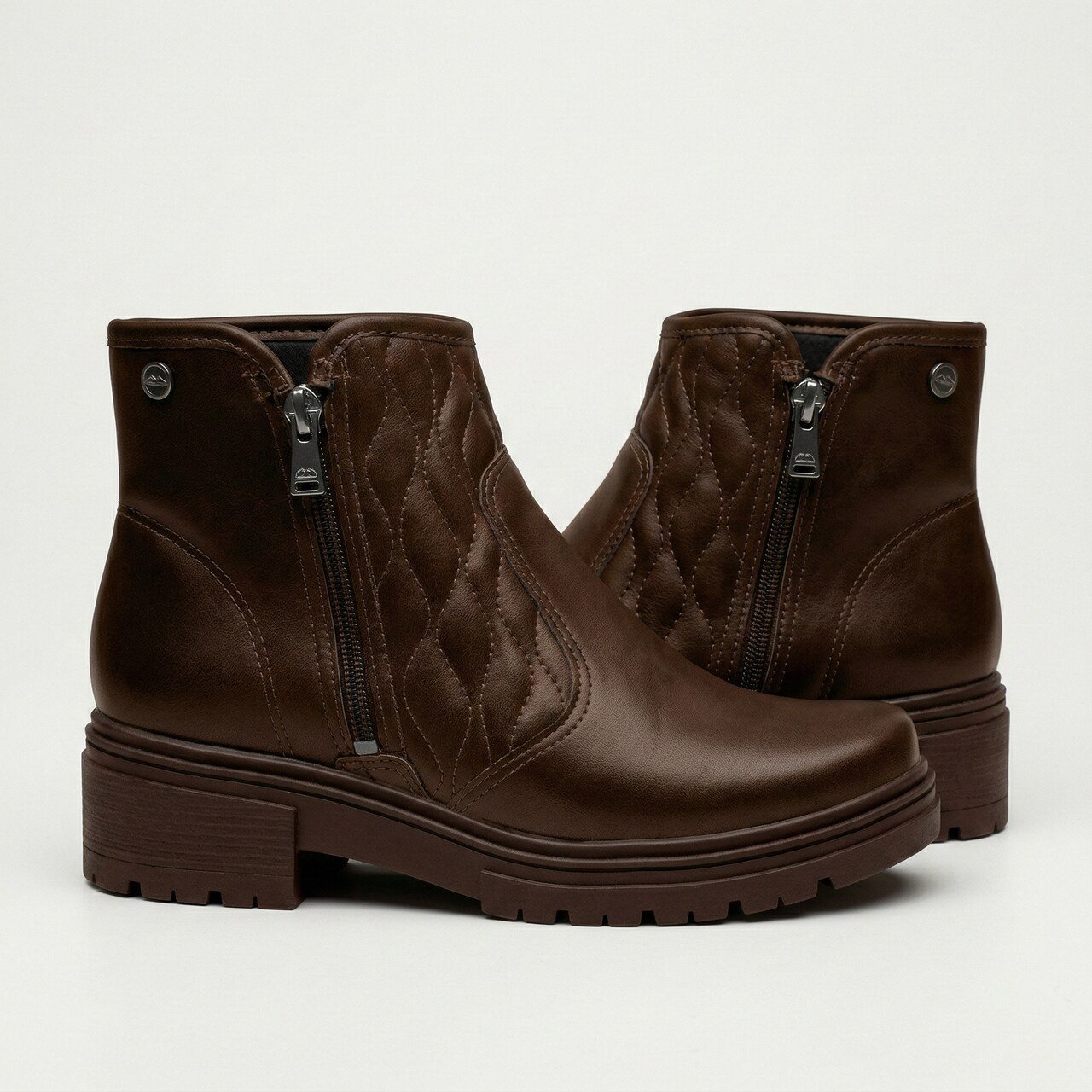 Bota Dakota Cano Curto Café Marrom 2