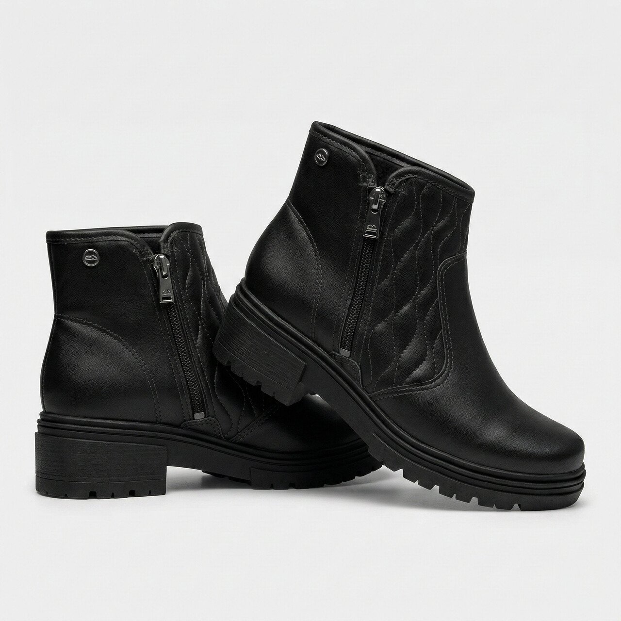 Bota Dakota Cano Curto Preta Preto 3