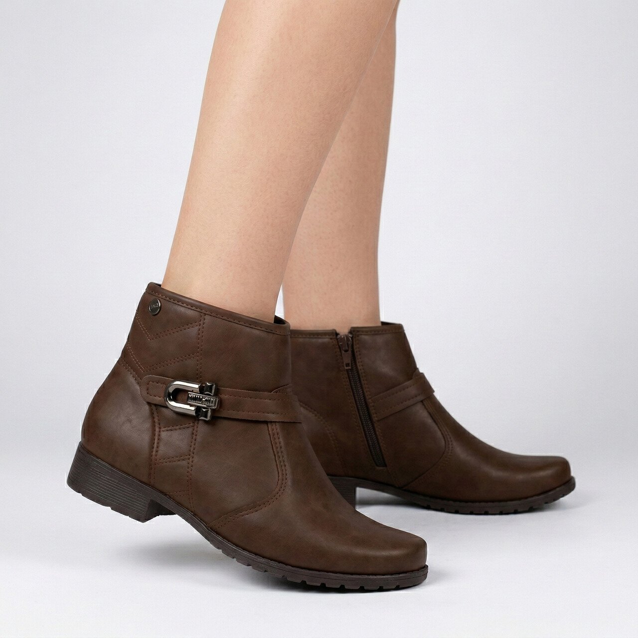 Bota Dakota Cano Curto Café Marrom 2
