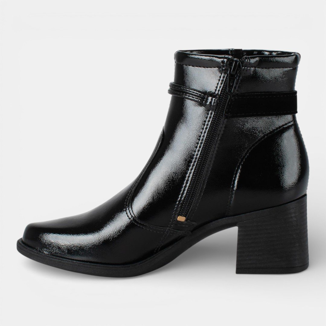 Bota Mississipi Cano Curto Preta Preto 4