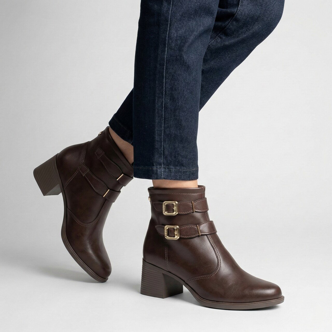 Bota Mississipi Cano Curto Marrom Marrom 2