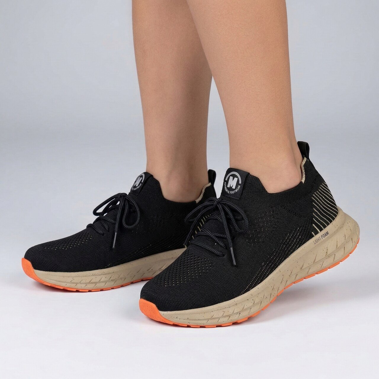 Tênis Molekinho Masculino Infantil Knit Preto Preto 2