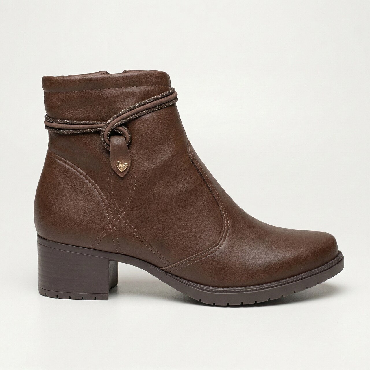 Bota Mississipi Cano Curto Marrom