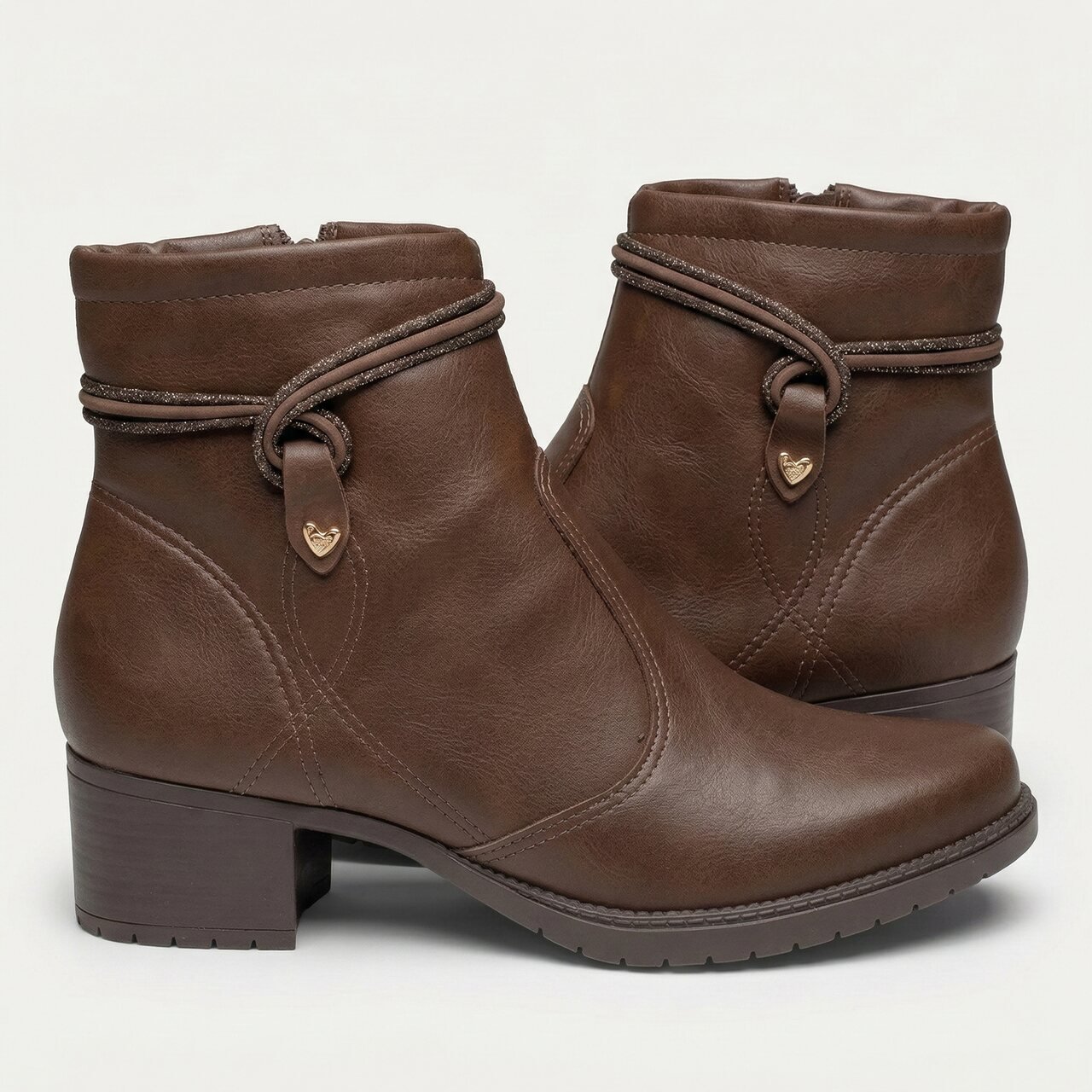 Bota Mississipi Cano Curto Marrom Marrom 3