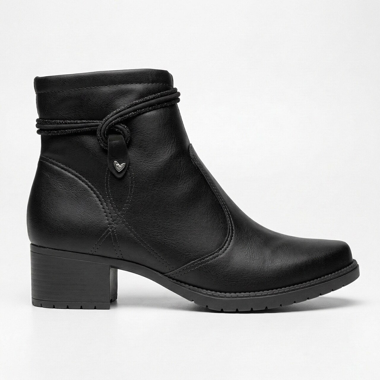 Bota Mississipi Cano Curto Preta
