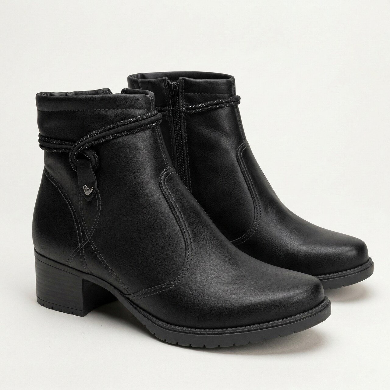 Bota Mississipi Cano Curto Preta Preto 3