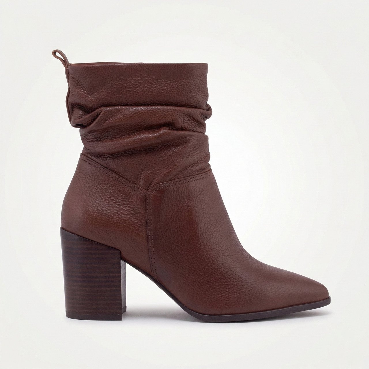Bota Bottero Western Cano Curto em Couro Marrom