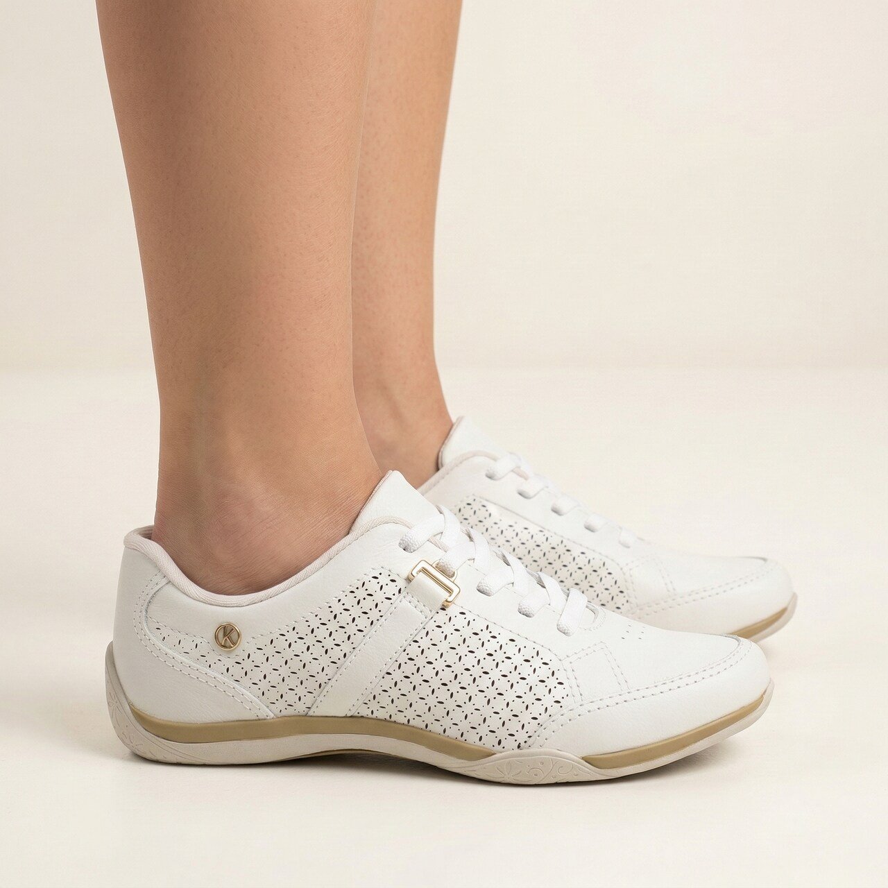 Tênis Kolosh Casual Branco Branco 2