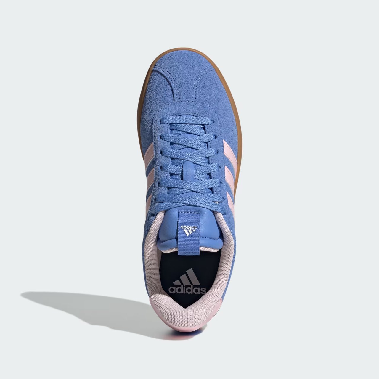 Tênis Adidas Vl Court 3.0 Feminino Azul Azul/Rosa 3