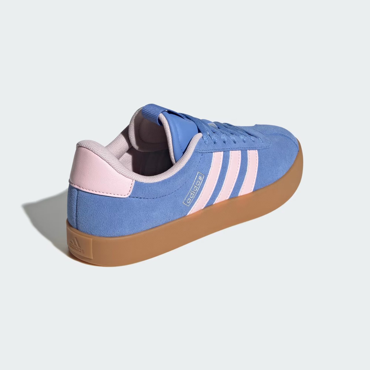 Tênis Adidas Vl Court 3.0 Feminino Azul Azul/Rosa 5
