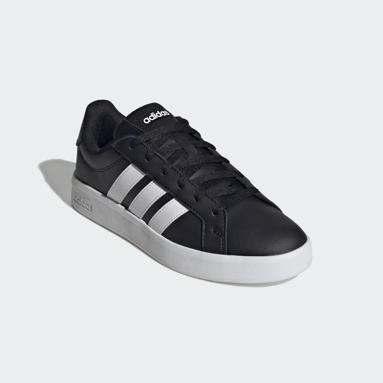 Tênis Adidas Grand Court Base 3.0 Feminino Preto Preto/Branco 2