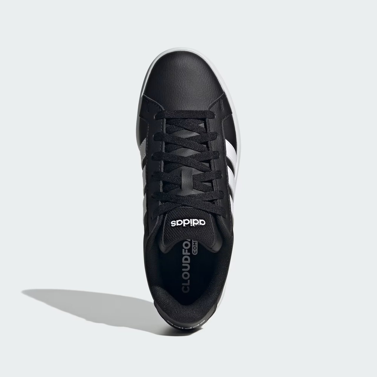 Tênis Adidas Grand Court Base 3.0 Feminino Preto Preto/Branco 3