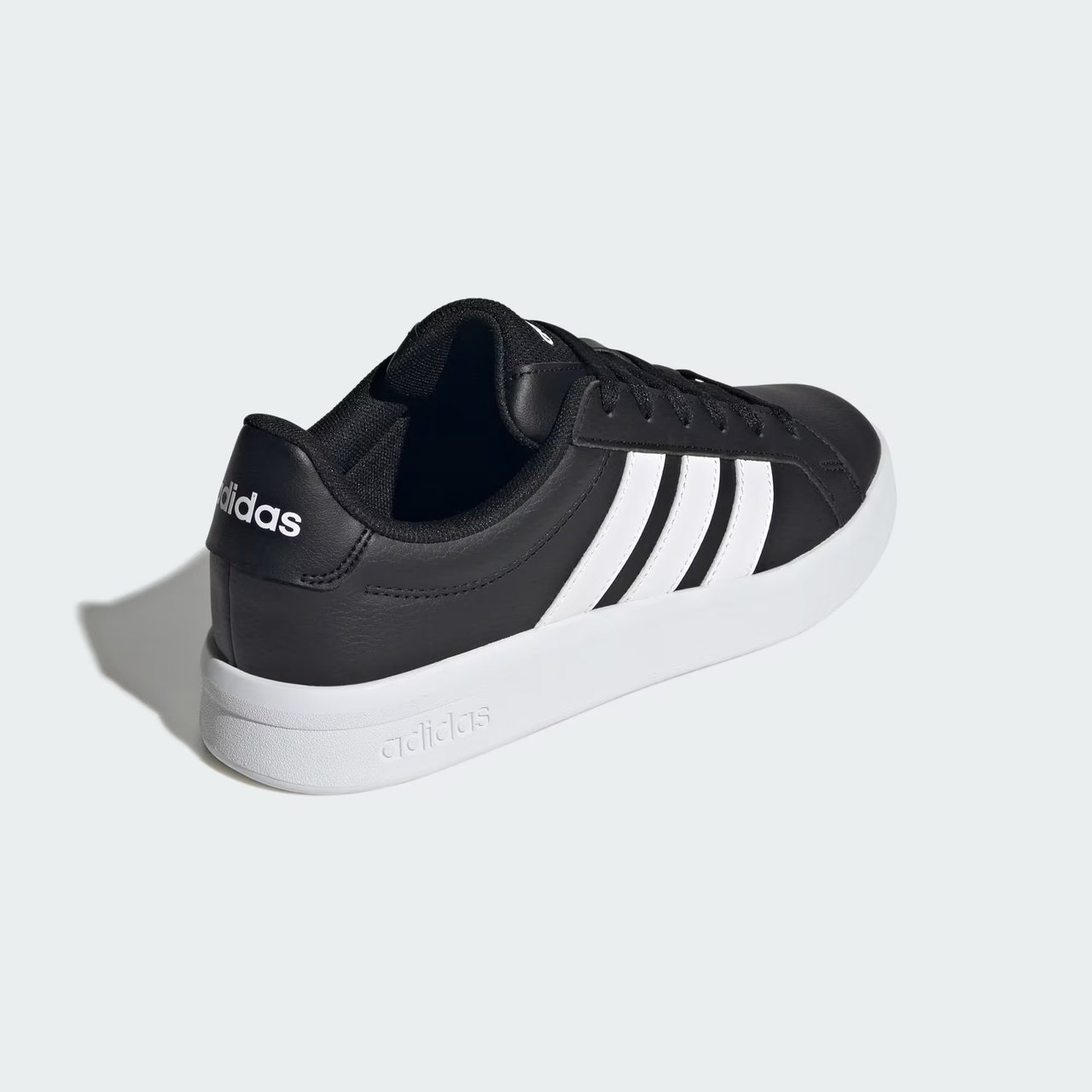 Tênis Adidas Grand Court Base 3.0 Feminino Preto Preto/Branco 5