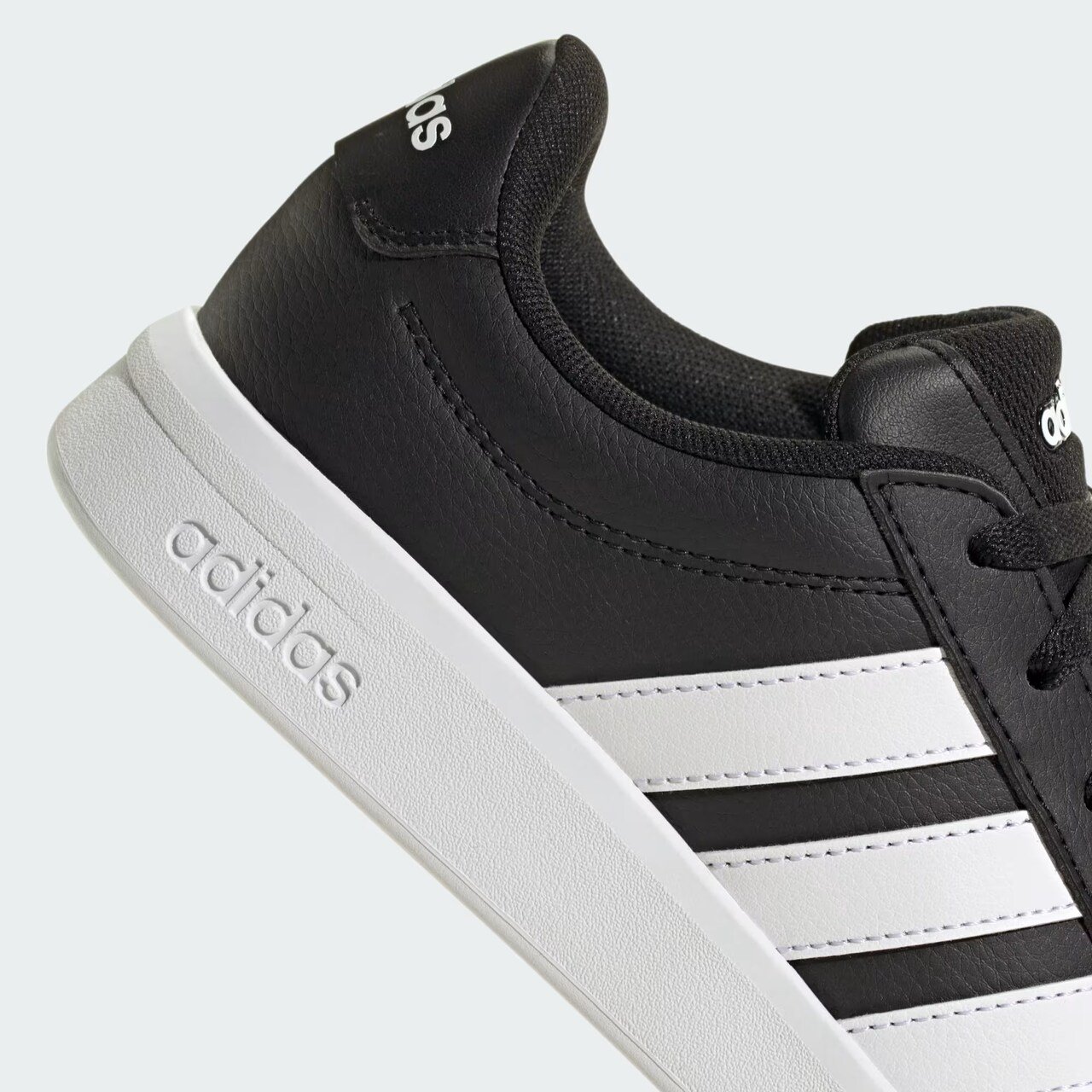 Tênis Adidas Grand Court Base 3.0 Feminino Preto Preto/Branco 7