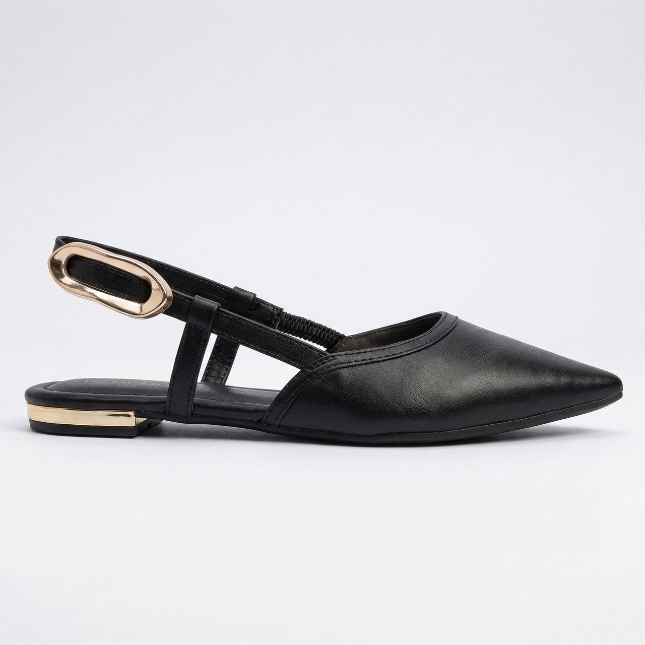 Sapatilha Slingback Bebecê Preta