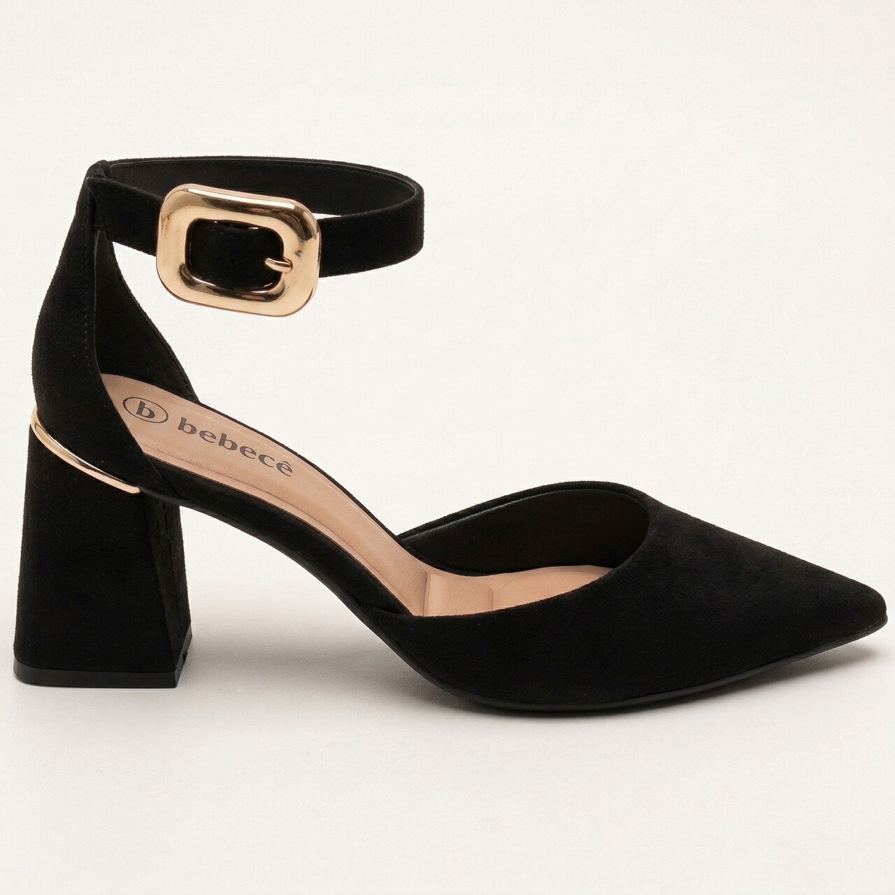 Sapato Scarpin Bebecê Nobuck Preto