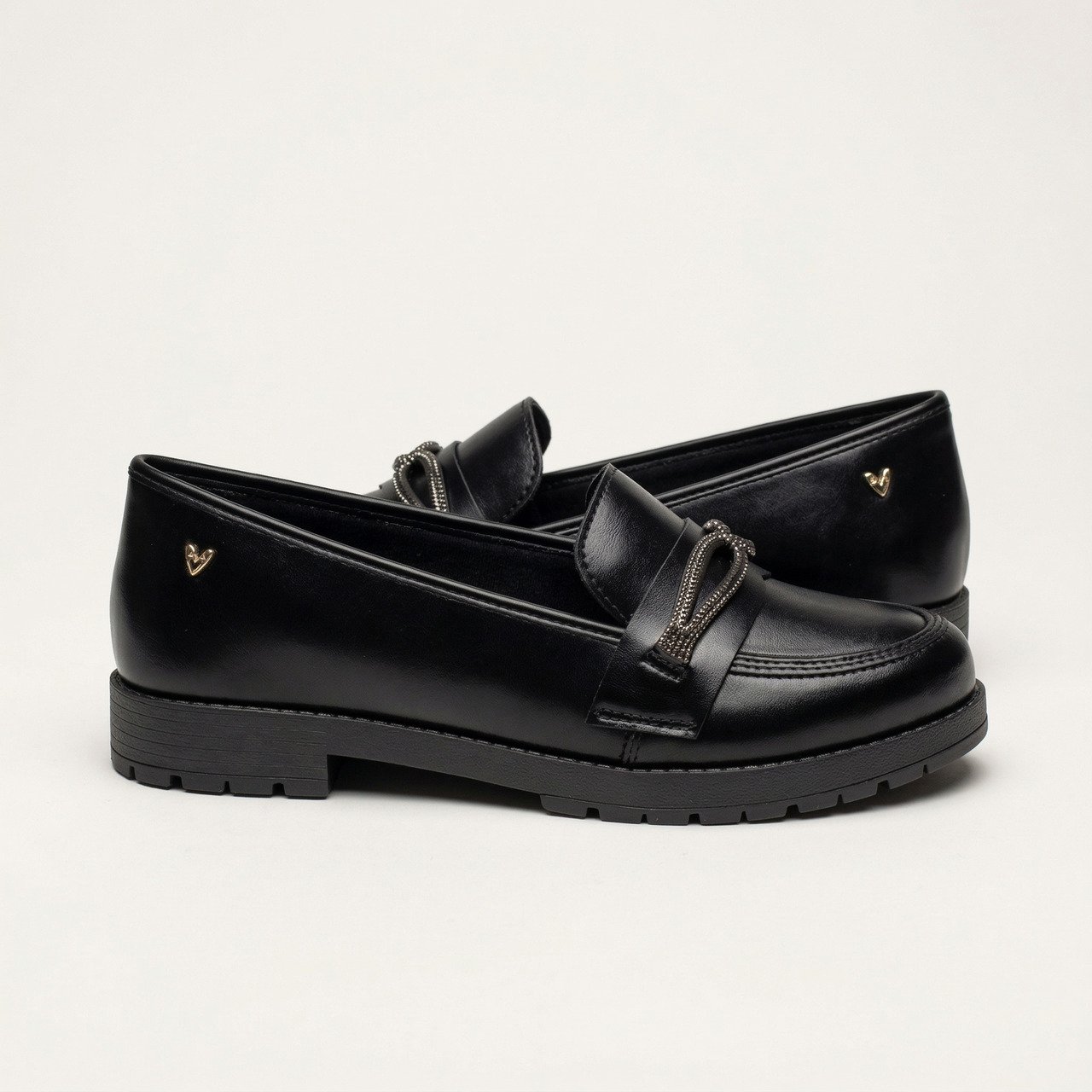 Mocassim Loafer Mississipi Feminino Preto Preto 3