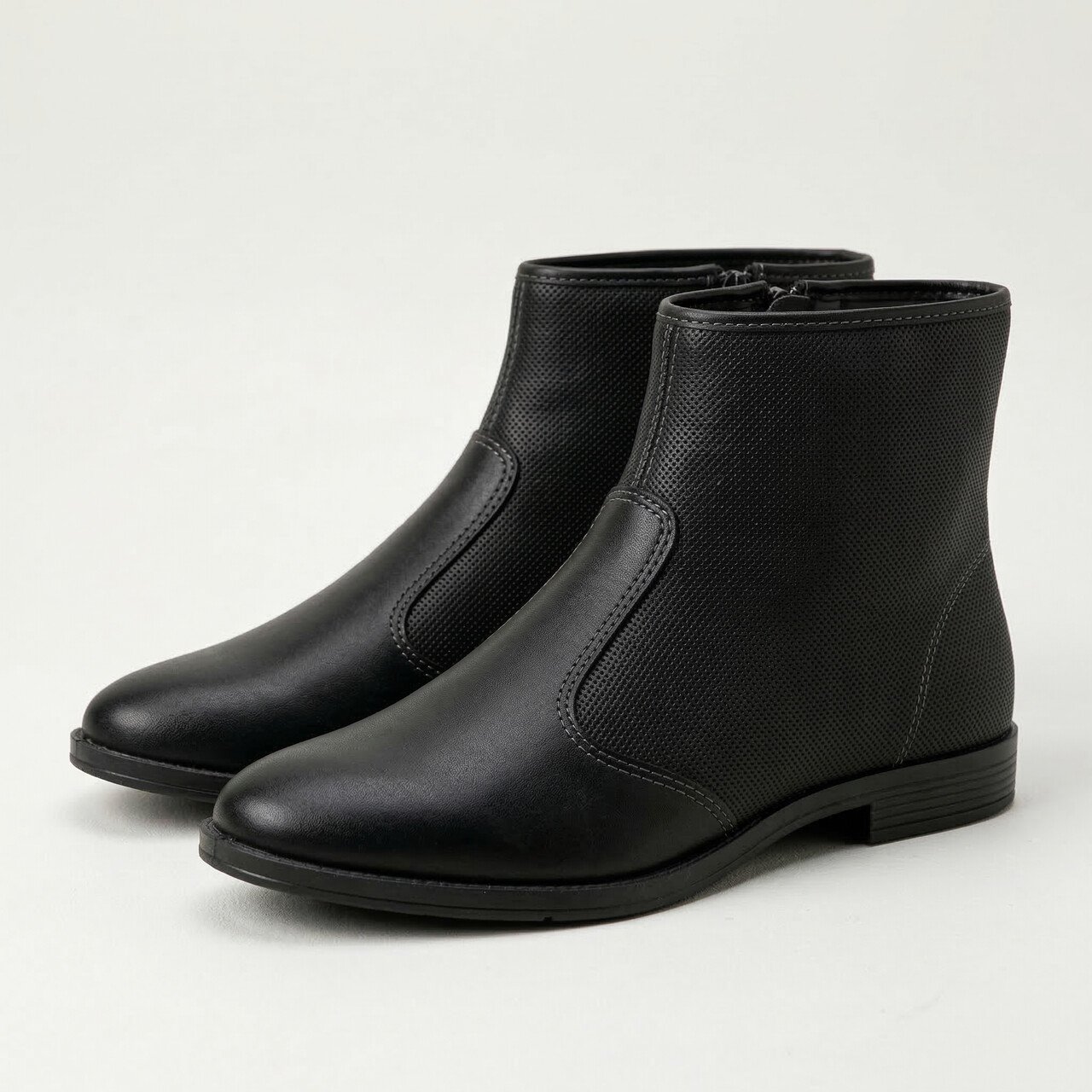 Bota Moleca Cano Curto Feminina Preta Preto 3