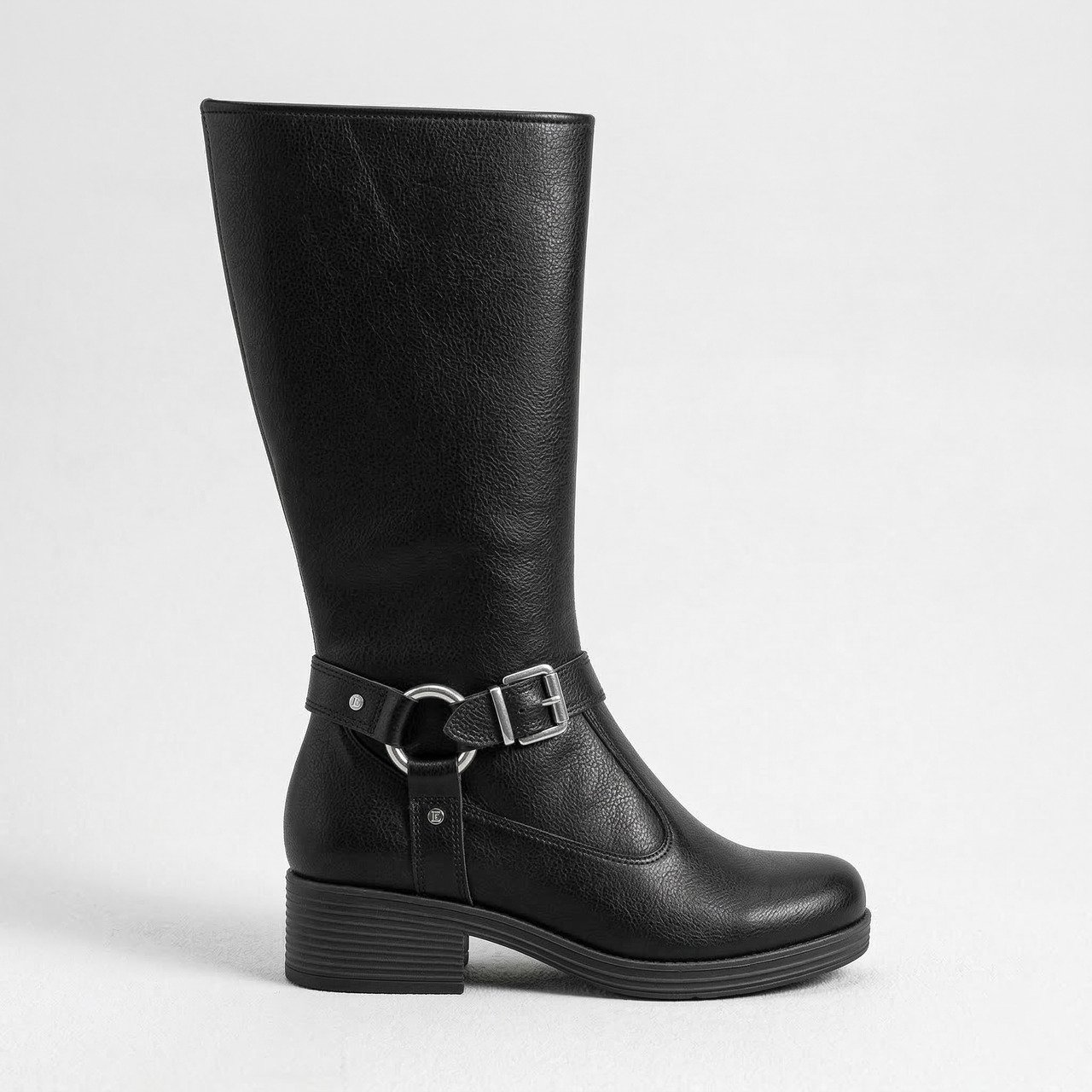 Bota Moleca Montaria Cano Longo Preta