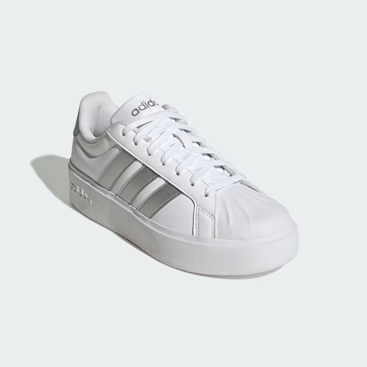 Tênis Adidas Streettalk Bold Feminino Branco Branco 2
