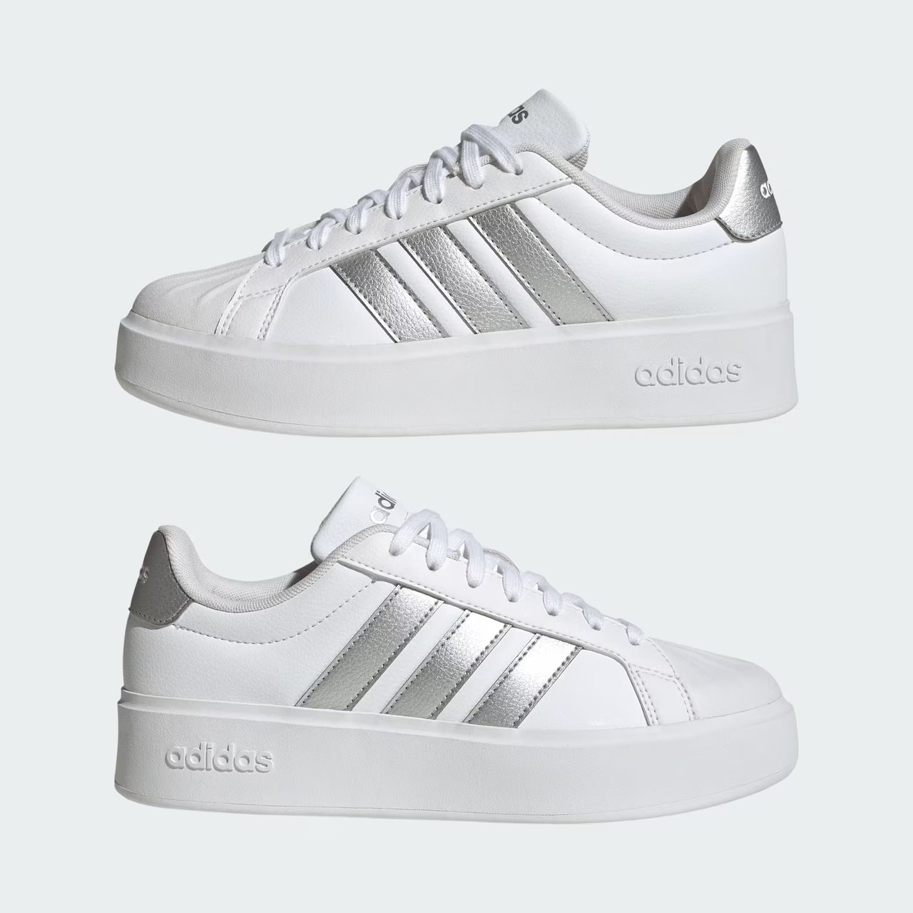 Tênis Adidas Streettalk Bold Feminino Branco Branco 7