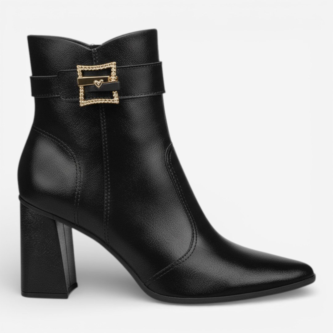 Bota Mississipi Cano Curto Preta