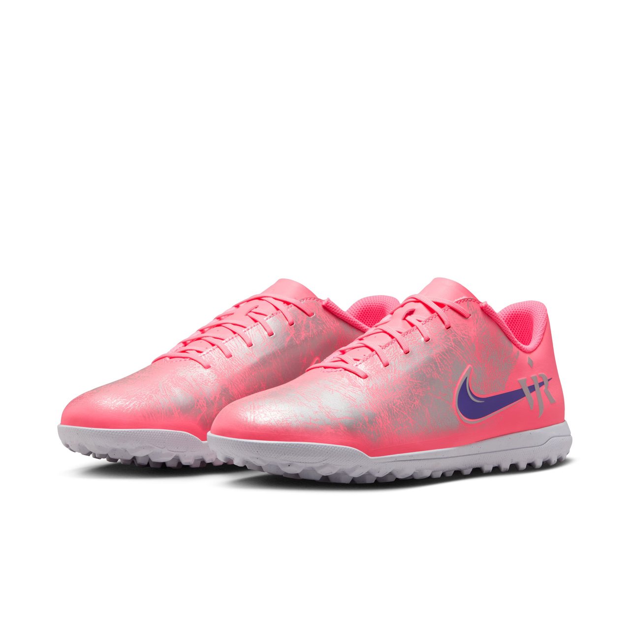 Chuteira Vini Jr Society Nike Mercurial Vapor 16 Club Rosa Rosa 2