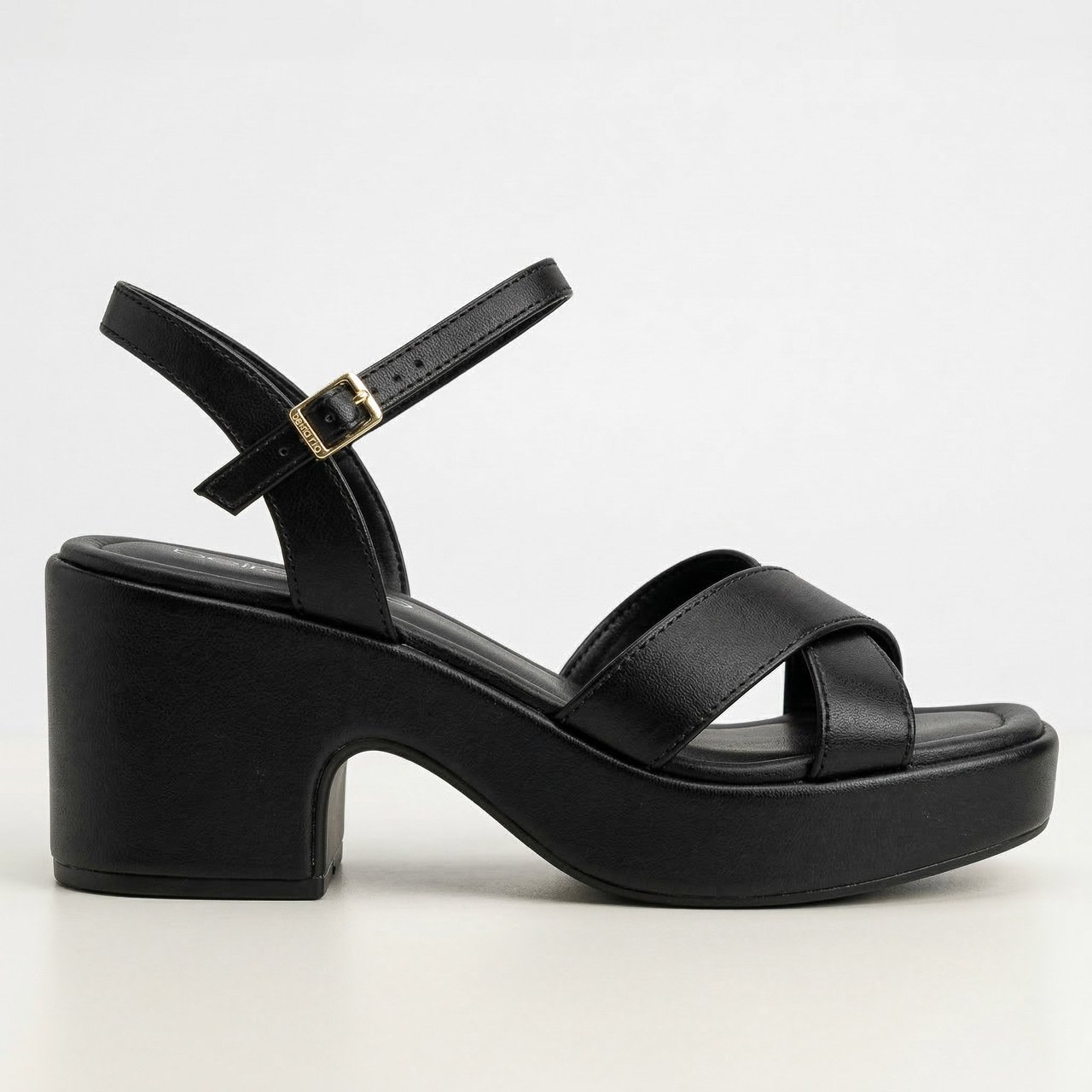 Sandália Plataforma Beira Rio Preta