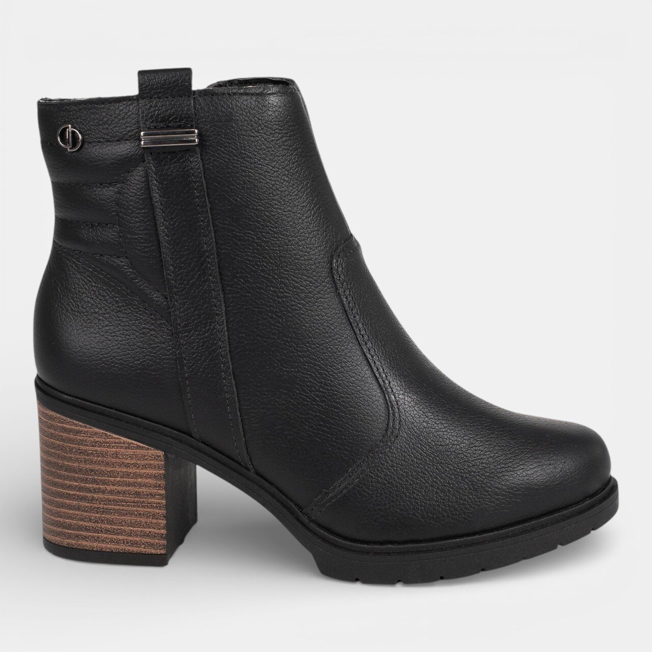 Bota Chelsea Dakota Em Couro Preta