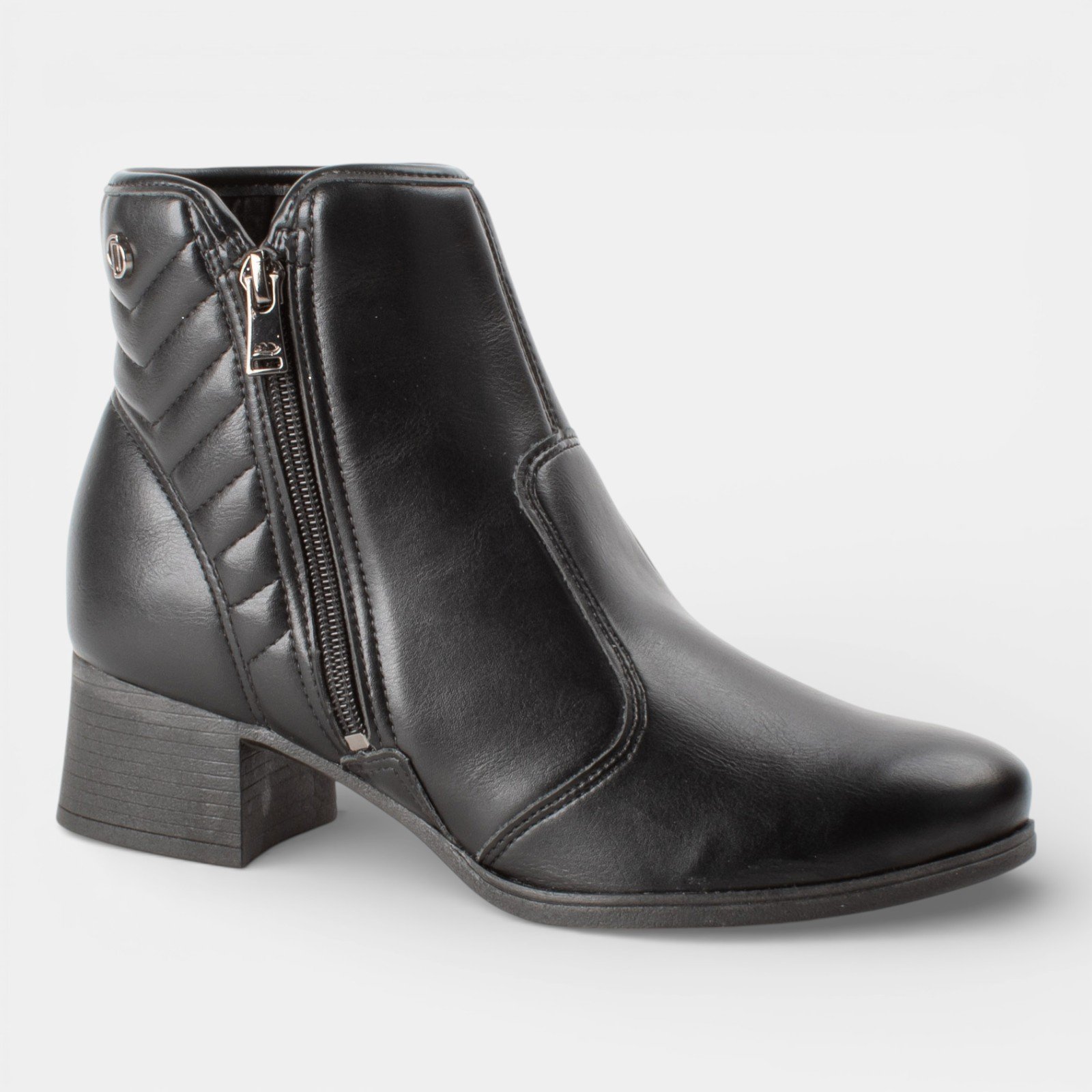 Bota Dakota Cano Curto Preta Preto 2