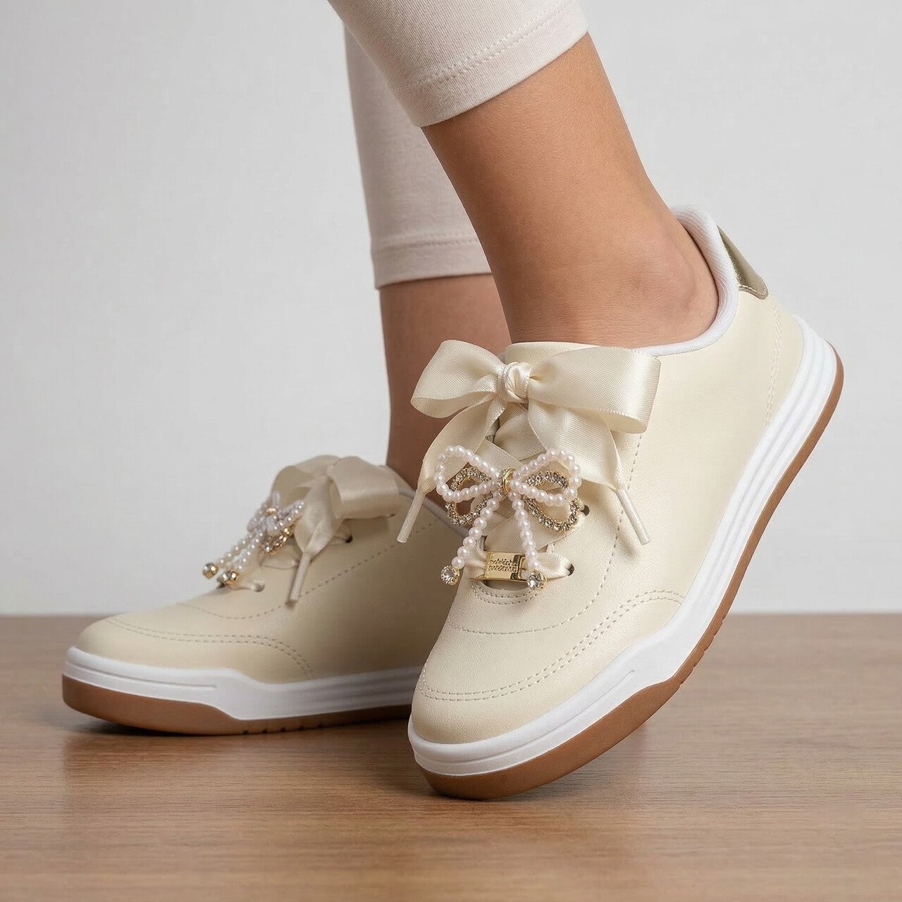 Tênis Molekinha Infantil Casual Branco Off Bege 2