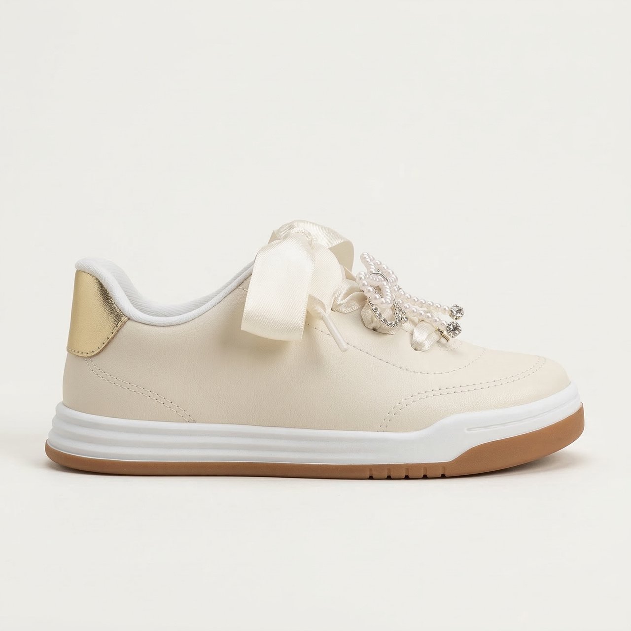Tênis Molekinha Infantil Casual Branco Off